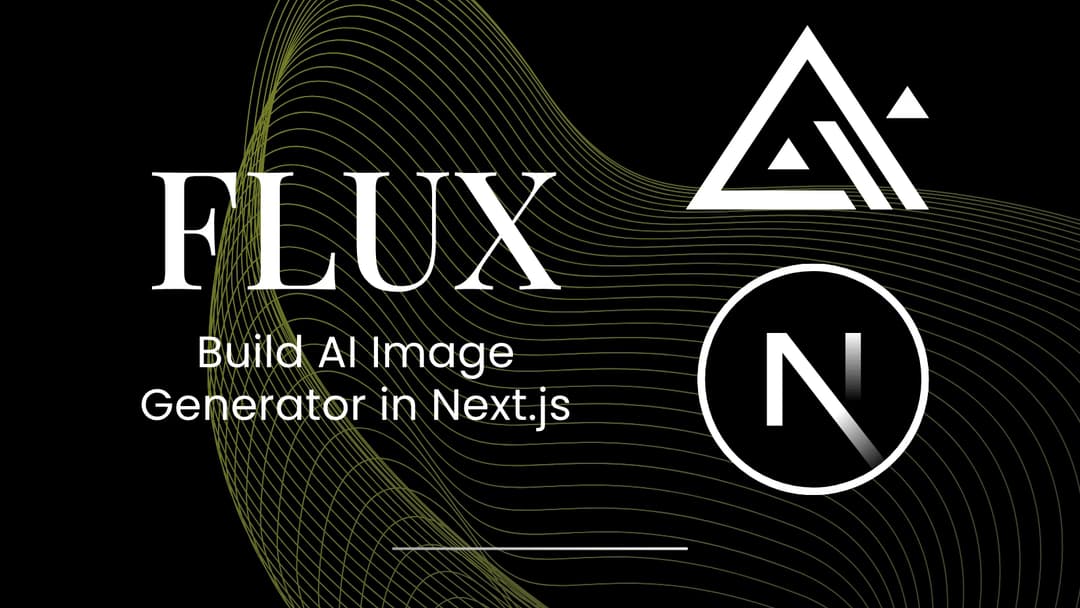 Next.js AI Image Generator with Black Forest Labs FLUX API