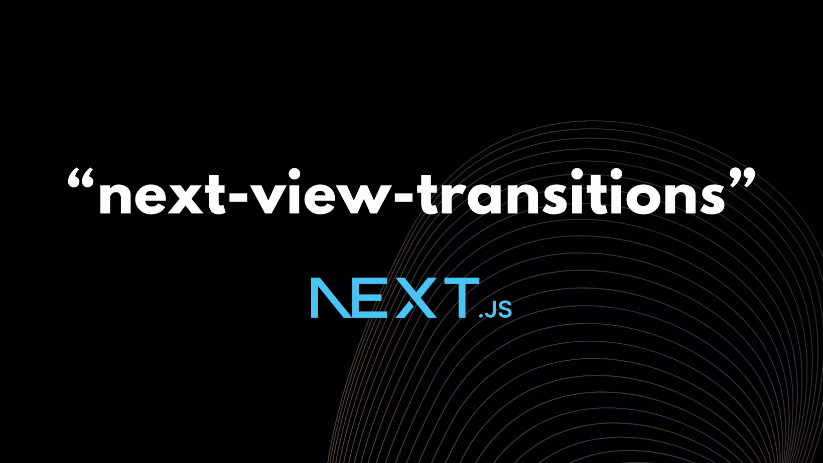 Next.js 15 View Transitions API Tutorial