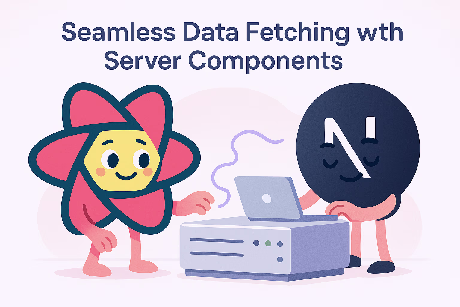 React Query and Next.js Server Components diagram